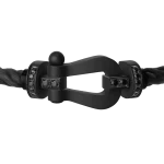 Fred black diamond and titanium bracelet buckle Force 10