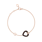 Fred diamond, mother-of-pearl and onyx bracelet in gold Pretty Woman