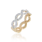 Diamond ring in gold