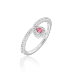 Ruby and diamond ring in gold