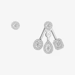 Messika diamond studs in gold My Twin Trio