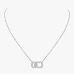 MESSIKA diamond necklace in gold SO MOVE