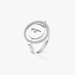 Messika diamond ring in gold Lucky Move