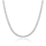Diamond necklace in gold