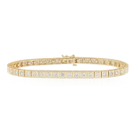 Diamond tennis bracelet in gold