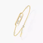 Messika diamond bracelet in gold Baby Move