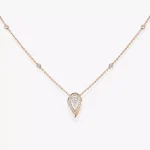 MESSIKA diamond necklace in gold FIERY