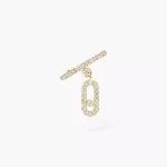 Messika diamond mono cuff in gold Move Uno