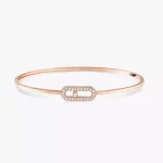 Messika diamond bracelet in gold Move Uno Flex