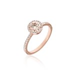 Diamond ring in gold
