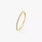 Messika diamond ring in gold Gatsby XS