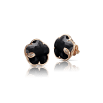 PASQUALE BRUNI onyx and diamond earrings in gold Petit Joli
