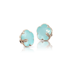 PASQUALE BRUNI diamond and turquoise earrings in gold Petit Joli