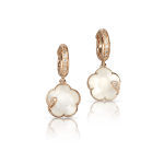 PASQUALE BRUNI diamond and mother-of-pearl earrings in gold Petit Joli Lunaire