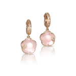 PASQUALE BRUNI diamond and chalcedony earrings in gold Petit Joli Lunaire