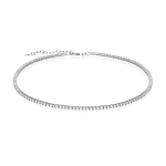 Diamond choker in gold