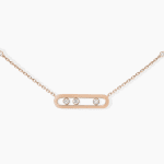 MESSIKA diamond necklace in gold Baby Move