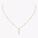 Messika diamond necklace in gold Move Uno