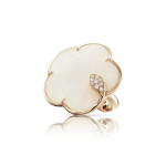 PASQUALE BRUNI mother-of-pearl, agate and diamond ring in gold Ton Joli