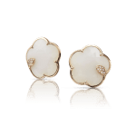 PASQUALE BRUNI mother-of-pearl, agate and diamond earrings in gold Ton Joli