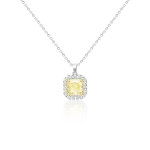 Diamond necklace in gold