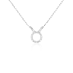 Diamond necklace in gold – zodiac sign Taurus