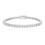 Diamond tennis bracelet in gold