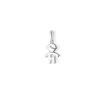Diamond pendant in gold – babyboy
