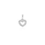Diamond pendant in gold