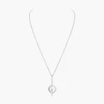 MESSIKA diamond necklace in gold Lucky Move Arrow