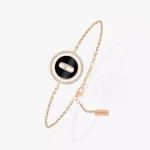 MESSIKA diamond and onyx bracelet in gold Lucky Move
