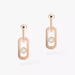MESSIKA diamond earrings in gold So Move XL