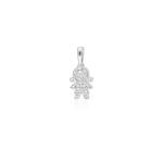 Diamond pendant in gold – babygirl