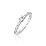 Diamond ring in gold