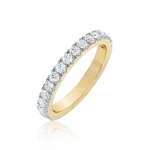Diamond ring in gold
