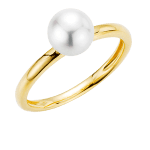 YANA NESPER pearl ring in gold