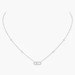 Messika diamond necklace in gold Move Uno