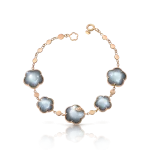 PASQUALE BRUNI onyx, moonstone and diamond bracelet in gold TON JOLI LUNAIRE