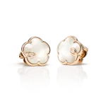 PASQUALE BRUNI moonstone and diamond studs in gold PETIT JOLI LUNAIRE