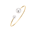 YANA NESPER golden bracelet with pearls OPEN MIND