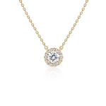 Diamond necklace in gold