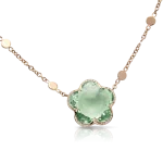 PASQUALE BRUNI green amethyst and diamond necklace in gold BON TON
