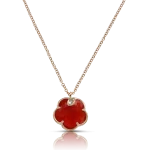 PASQUALE BRUNI carnelian and diamond necklace in gold PETIT JOLI