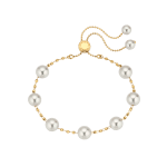YANA NESPER adjustable size gold bracelet with pearls CHARMANT