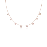 Diamond necklace in gold