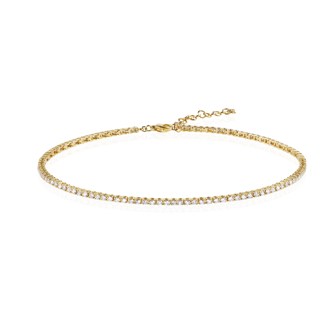 Aukso ir deimantų koljė chocker