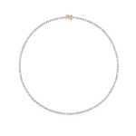 Diamond necklace in gold