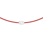Red string bracelet with diamond