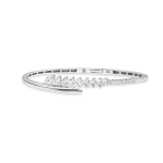 Bangle diamond bracelet in gold