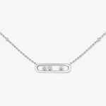 MESSIKA diamond necklace in gold BABY MOVE